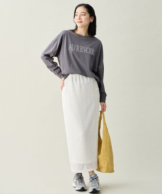 ANY 【Sサイズあり】アソートロゴルーズTシャツ スレート