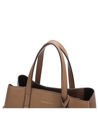 style code 【8/26入荷】【MERCURYDUO/マーキュリーデュオ】アオリワークハンドバッグ グレージュ