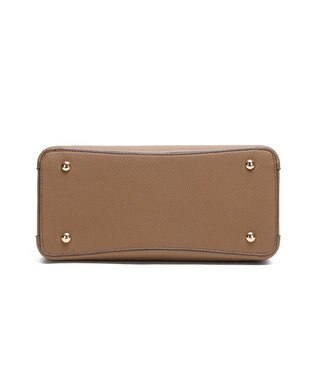 style code 【8/26入荷】【MERCURYDUO/マーキュリーデュオ】アオリワークハンドバッグ グレージュ