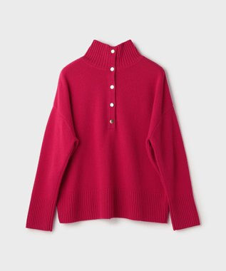 GRACE CONTINENTAL ウールオーバーニットトップ ピンク