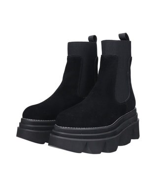 Bridget Birkin 【PARADIS COULEUR】ボリュームソールサイドゴアブーツ ブラックスウェード