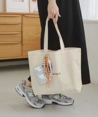 WEGO 【ANGIE VINTAGE】ANGIEロゴトートバック ブラックその他
