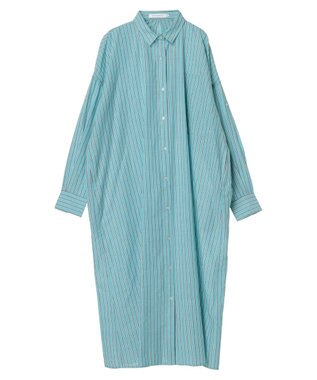 AMERICAN HOLIC 丈違いラメストライプワンピース Stripe Green