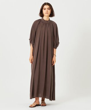 BEIGE， 【WEB限定】JASPE /  ギャザーワンピース Brown
