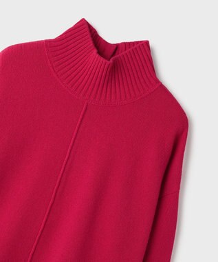 GRACE CONTINENTAL ウールオーバーニットトップ ピンク