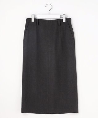J.PRESS LADIES L SOFTサーモ2way ナロースカート チャコール系