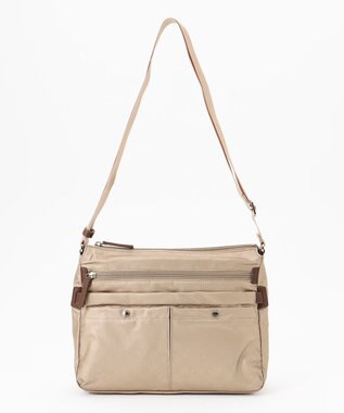 LA BAGAGERIE モノグラム　スクエアナイロンショルダー　Mサイズ