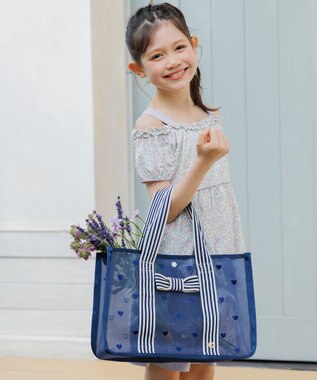 組曲 KIDS 【SS-Lサイズ】 ボタニカルフラワースイムウェア(セパレート) ラベンダー