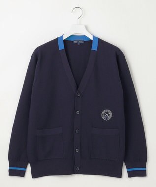 23区GOLF 【MEN】【ウォッシャブル】ニットカーデガン 軽く羽織れて動きやすい 日常使いに便利 ネイビー系