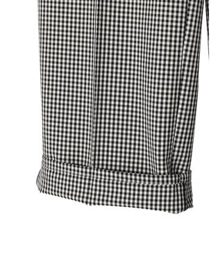 earth music&ecology Ｔ／Ｒストレートパンツ Gingham Check