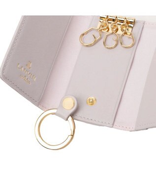 LANVIN en Bleu デクール キーケース ライトピンク