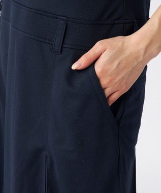 FILA GOLF／marie claire 【FILA GOLF】スポーティ半袖ワンピース ネイビー
