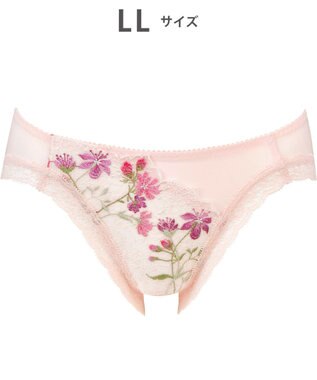  ショーツ 【リボンブラ】 BRB413とペア はきこみ丈あさめ やわらかく伸びる素材（バック） レディース PRA113 /ワコール