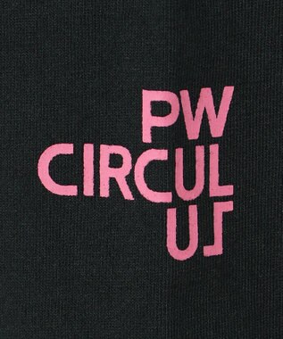 PW CIRCULUS 【吸水速乾 / UV遮蔽率99.5% UVカット / ストレッチ】【WOMEN】DELFT ロングスリーブモックT ゴルフウェア レディース ブラック系