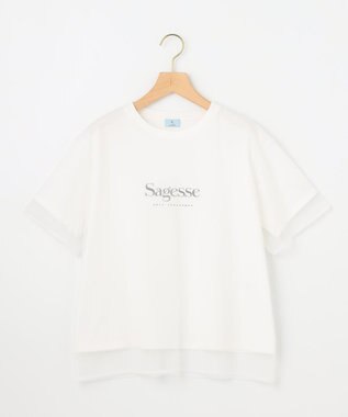 組曲 チュールロゴ Ｔシャツ アイボリー系