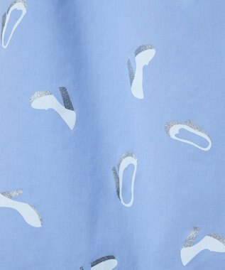 GRACE CONTINENTAL ヒールプリントシャツドレス ブルー