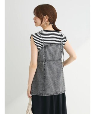 Green Parks ・ＥＬＥＮＣＡＲＥ　ＤＵＥ　デニムロングキャミ Gray