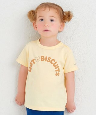 MIKI HOUSE HOT BISCUITS 【70-120cm】ロゴシリーズ 半袖Tシャツ