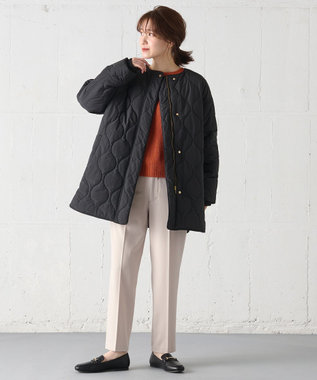 ANY 【蓄熱保温/撥水/洗濯機可能】撥水ウォームキルトブルゾン ブラック