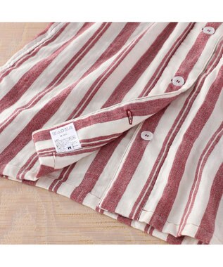 UCHINO マシュマロガーゼシックシンストライプレディスパジャマ レッド