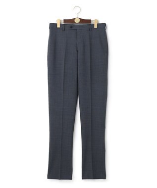 J.PRESS MEN 【PEPPIN MERINO COMFORT】ジオメトリックドビー スラックス ダルブルー系