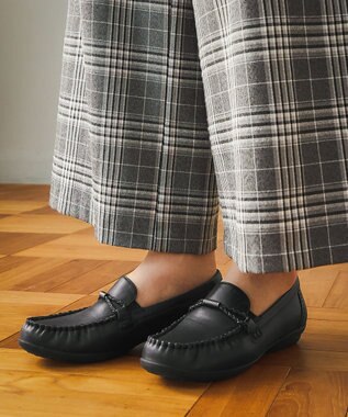 ASICS WALKING ペダラ レディース 3E 2.0cmヒール ブラック系