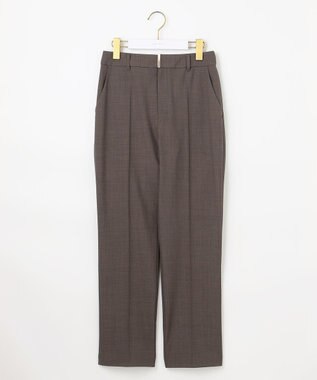 ANY SIS ウーステッドエステル テーパード パンツ モカグレー