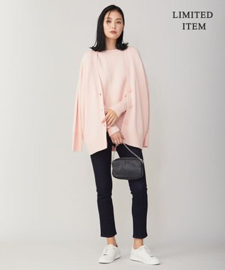 ICB L 【WEB限定】ファインメリノバルキー プルオーバー ローズピンク系