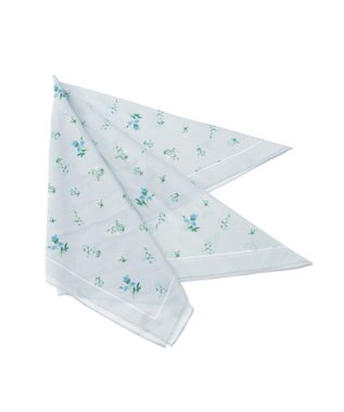 Green Parks フラワーシルキースカーフ