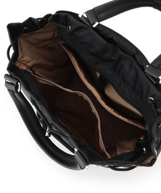 23区 【撥水加工】2WAY ナイロン リュック ブラック系