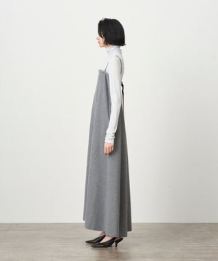 ATON ROYAL FLEECE | ビスチェドレス TOP GRAY