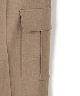 JOSEPH HOMME 【新素材】テクノクロスストレッチ　ドローコード付きストレートカーゴパンツ / HOVE CARGO ベージュ系