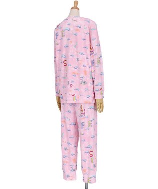tsumori chisato SLEEP ツモリチサト パジャマ 長袖 長ズボン 綿100%(本体) スムース素材 レディース UDX501 /ワコール ピンク