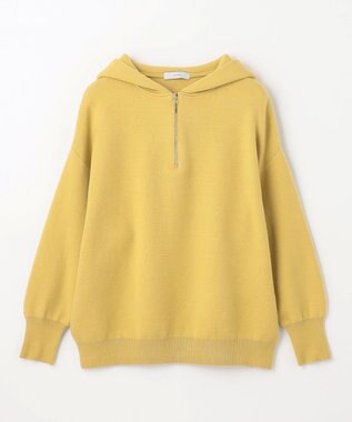 ANY 【洗える】スウェットライクフーディ イエロー