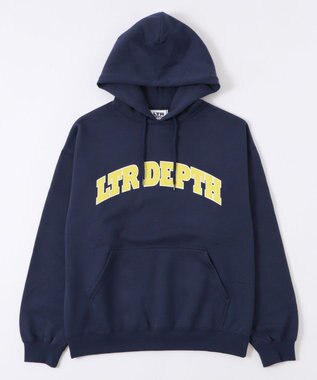 WEGO 【ユニセックス着用ITEM/MLサイズ展開】カレッジプルパーカー ネイビー