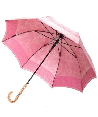 槇田商店 Kirie ペイズリー ピオニーピンク 長傘 ピンク