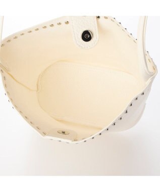 UNBILLION カシュカシュ cachecache / スタッズ付きショルダー ホワイト