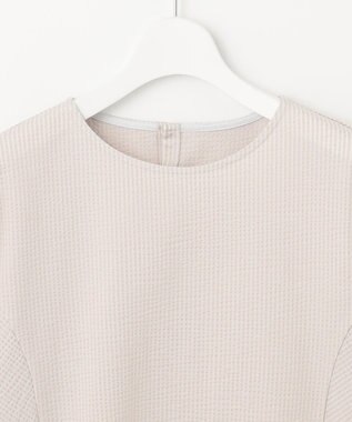 J.PRESS LADIES L 【WEB限定カラーあり・抗菌消臭・吸水速乾】サッカージャージー ボリュームスリーブ カットソー ベージュ系1