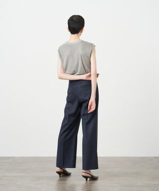ATON GARMENT DYED 60 FRESCA | ボーイズフィット ノースリーブ GRAY