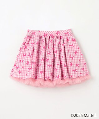 ANY KIDS 【Barbie(TM)】リバーシブルスカート ピンク