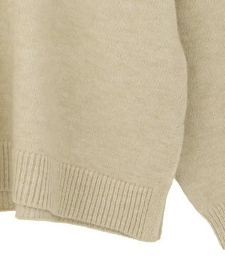 Green Parks フェイクレイヤードＶネックニットプルオーバー Light Beige