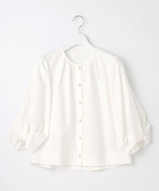 自由区 S 【カタログ掲載・Premium Collection】ボリュームスリーブ ブラウス オフホワイト