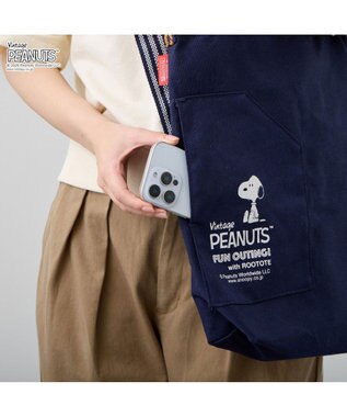 ROOTOTE 8509【ルートート】スヌーピー IP.トール.マエカケ.ピーナッツ-1F 01：トップ