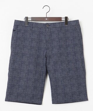 JOSEPH ABBOUD 【キングサイズ・イージーケア】ウエストも伸びる！ライトウェーブ ハーフパンツ ネイビー系4