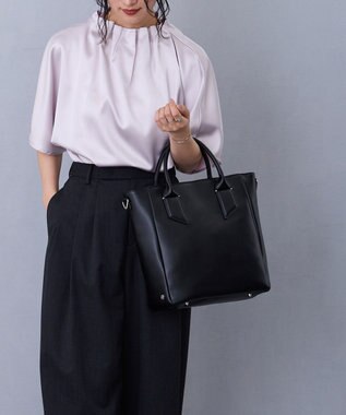 MioFIRANO SILHOUETTE U002 ショルダーバッグ A4サイズ対応 BLACK