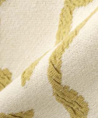 YECCA VECCA アート柄ふくれジャガードニット Ivory