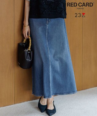  【先行予約/RED CARD TOKYO×23区】ストレッチ デニムフレアスカート