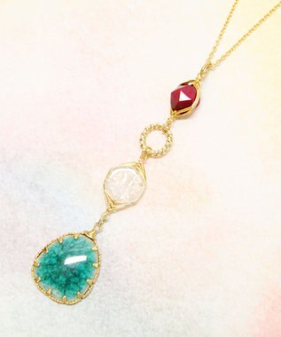 K14gf ブルベ冬カラー天然石ネックレス Wythe Charm ファッション通販 公式通販 オンワード クローゼット