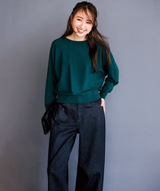 UNFILO 【UNFILO DENIM】バレルレッグデニム インディゴ