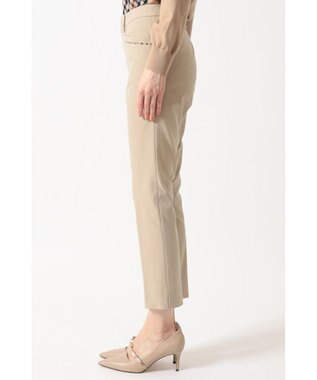 DAKS ハウスチェック テーパードパンツ ベージュ